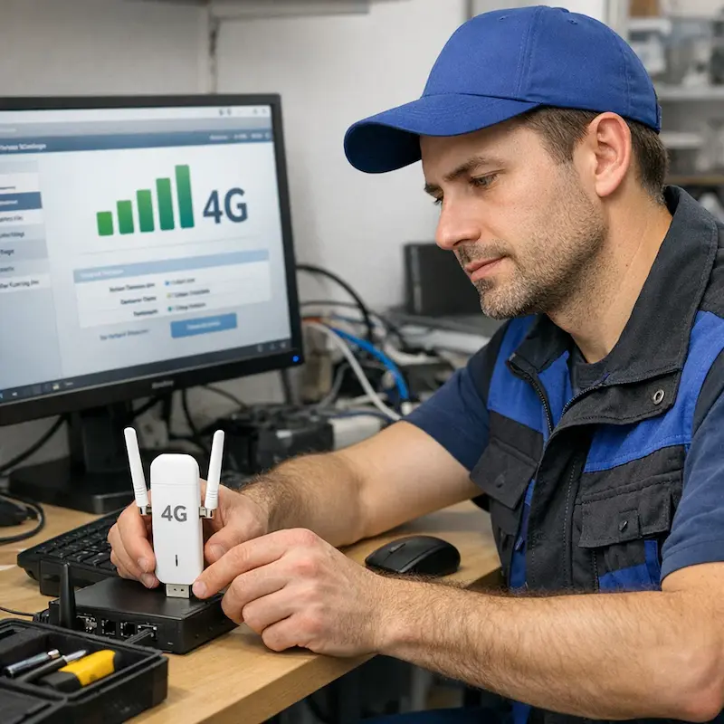 Настройка LTE модема в Серпухове