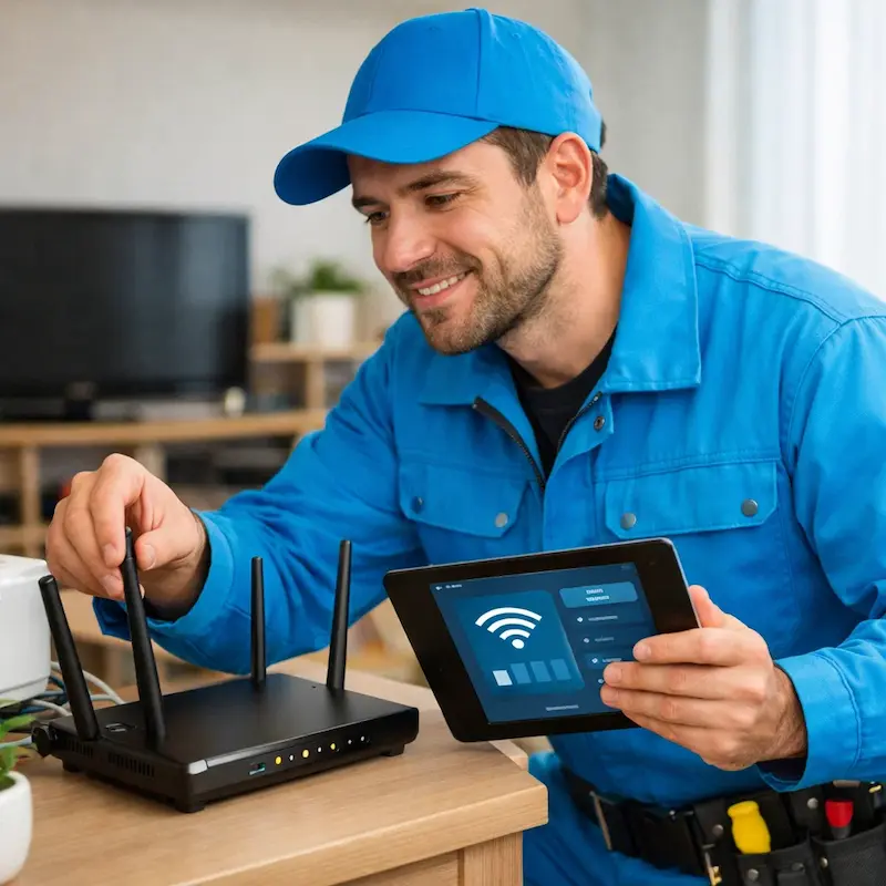 Настройка Wi-Fi для квартиры, дома и офиса в Серпухове