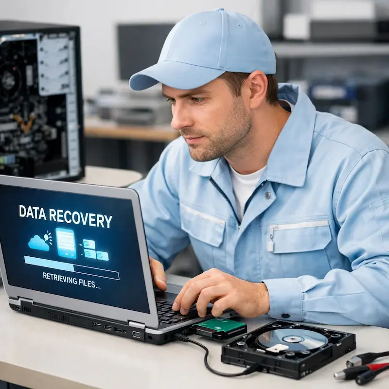 Восстановление данных и файлов в Серпухове