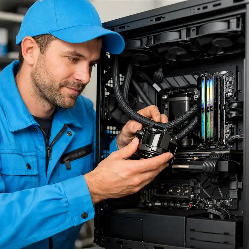 Установка СЖО на ПК в Серпухове