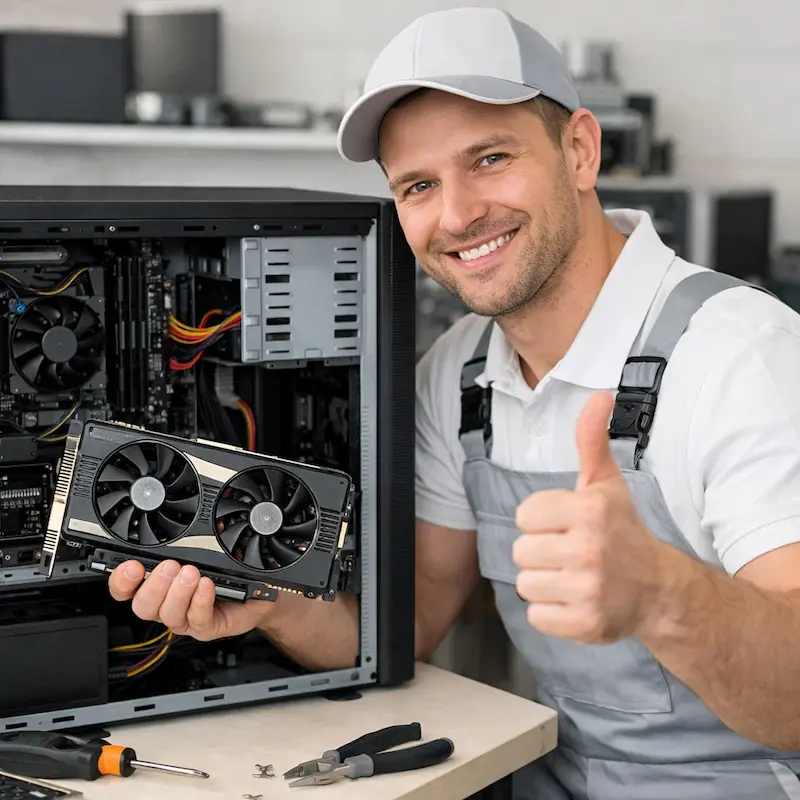 Замена видеокарты ПК в Серпухове