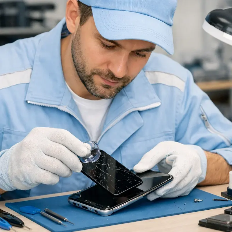 Заменить сенсорное стекло на смартфоне в Серпухове