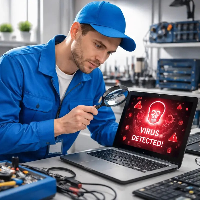 Поиск компьютерных вирусов в Серпухове